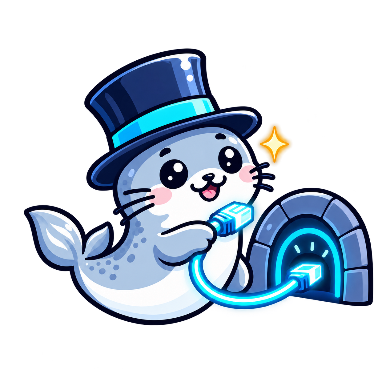 Tunnel 魔法海豹 Logo
